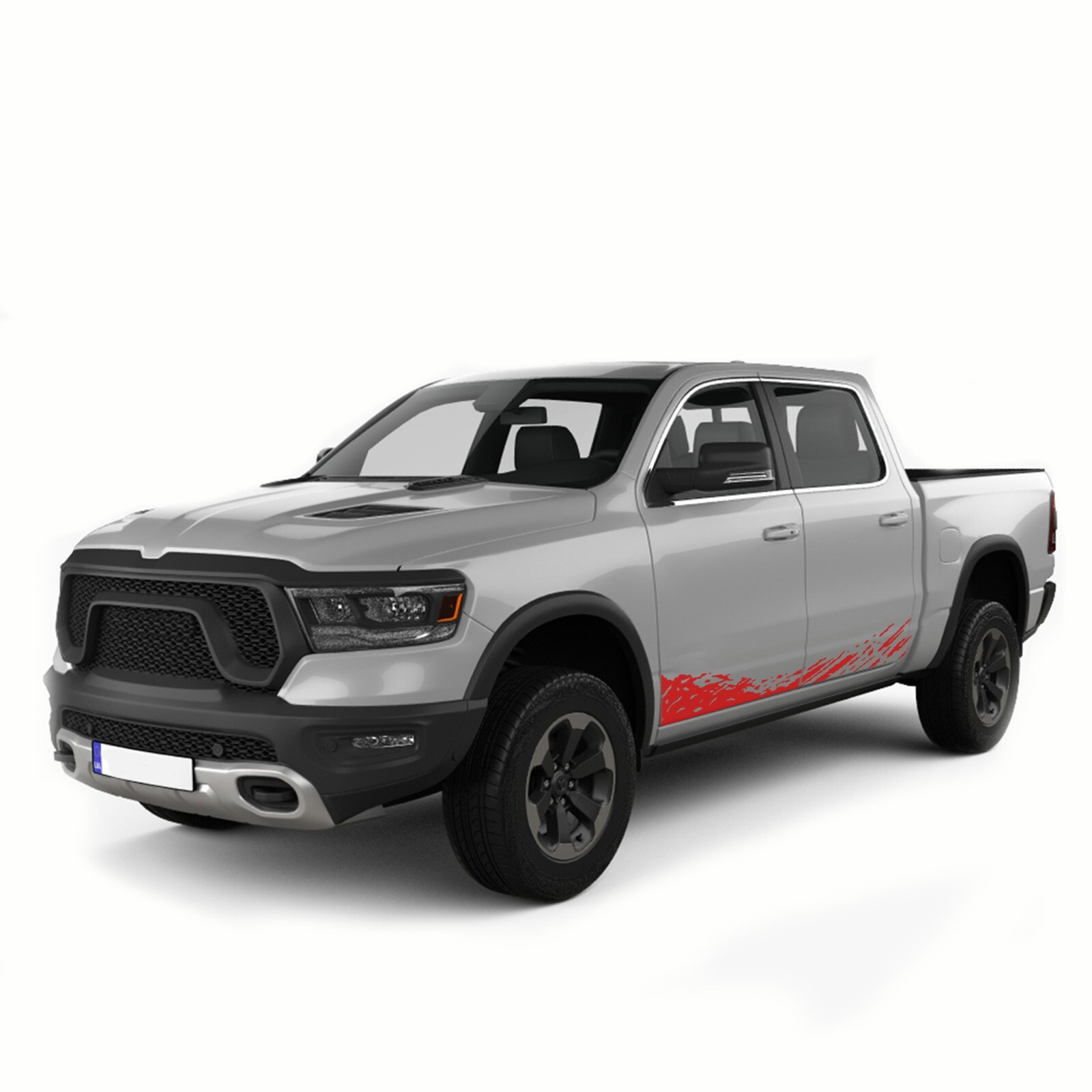 Lower mud splash graphics stickers decal compatible with Dodge Ram