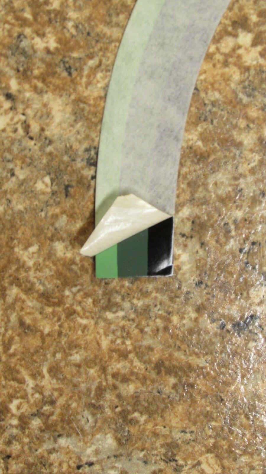 1978 Z/28 Camaro Front Lower Valance 3 Color Green, Dark Green and Black