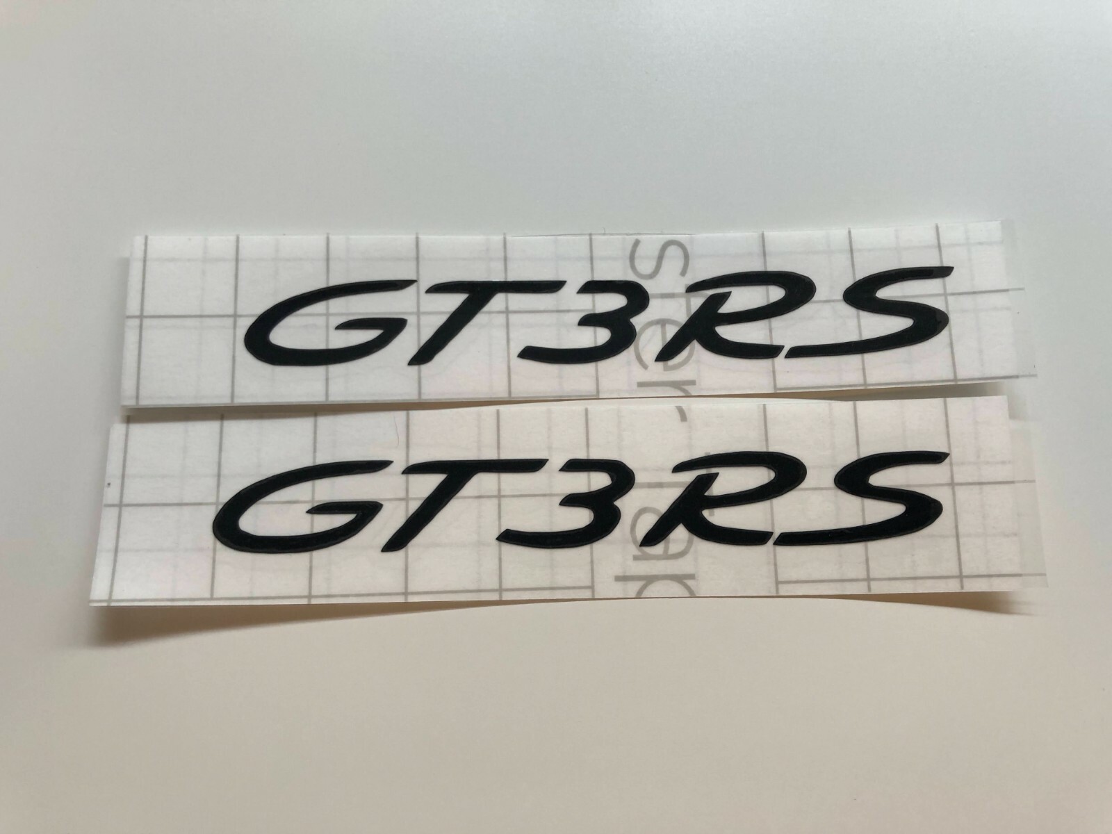2x GT3RS Vinyl Sticker Decal 4″ 6″ 8″ 12″ 16″ 20″ 23″