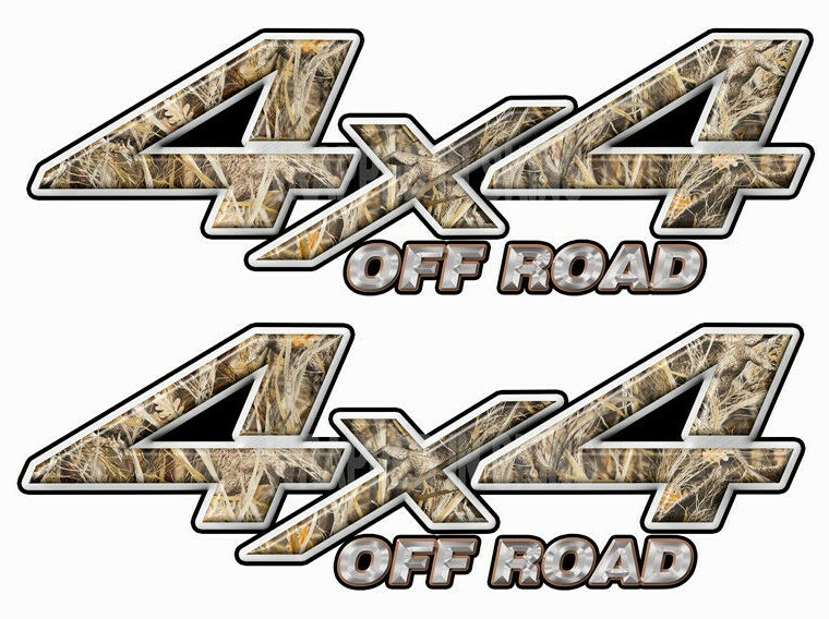 4×4 OFF ROAD Decals Truck Camo Tall Grass Camo Truck Accessories KA009OR4