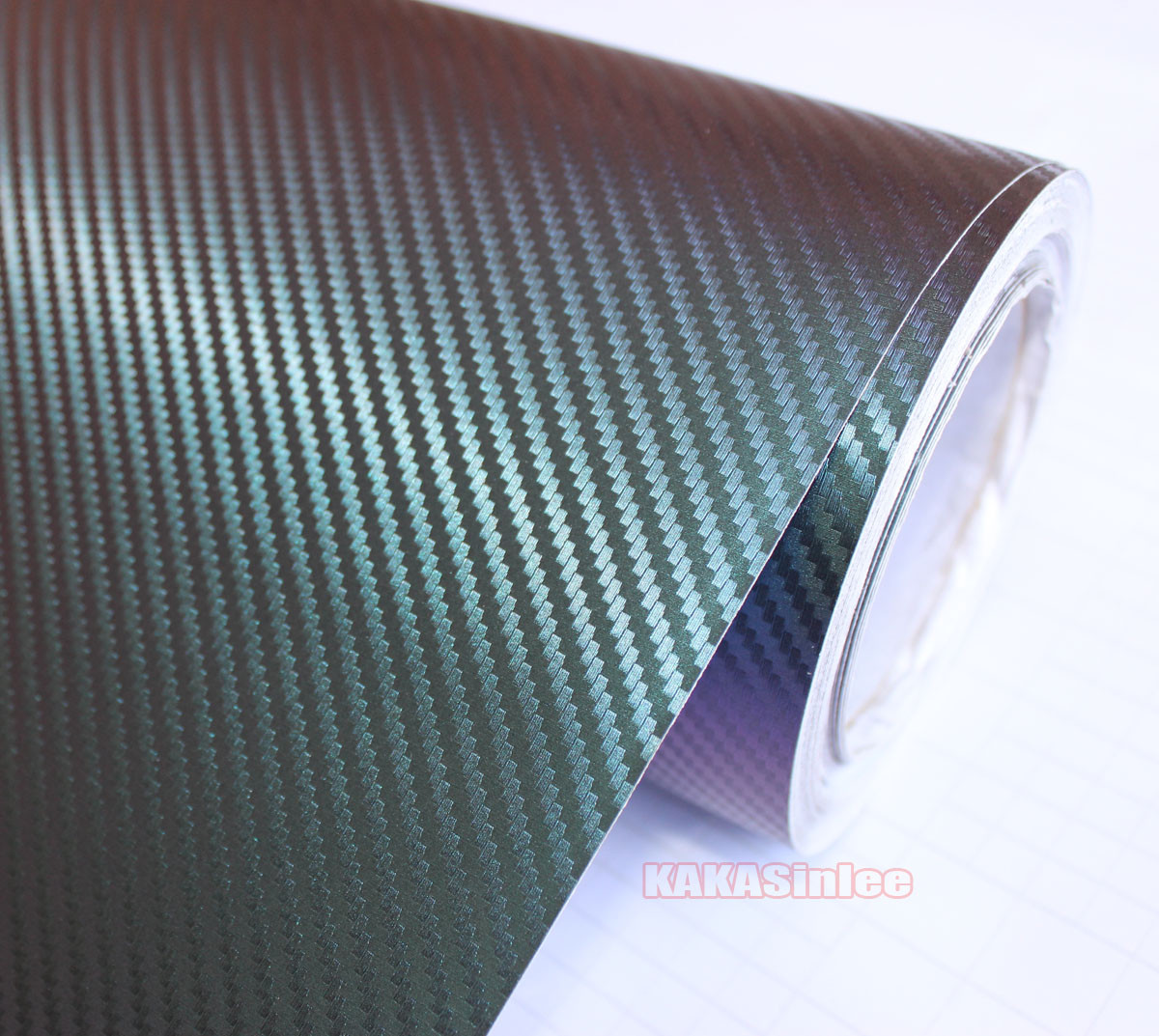 Tape 4in x 50FT Chrome Mirror Matte 3D 4D 5D Carbon Fiber Vinyl Wrap Sticker CF