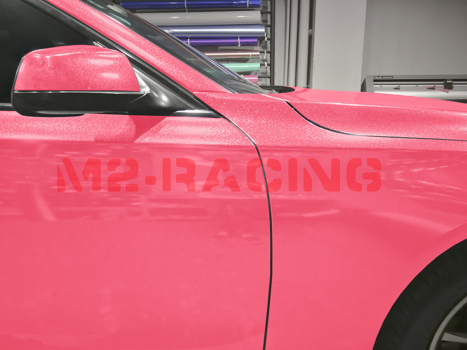 Sparkle Pink Gloss Glitter Auto Car Vinyl Wrap Sticker Decal Sheet Film DIY