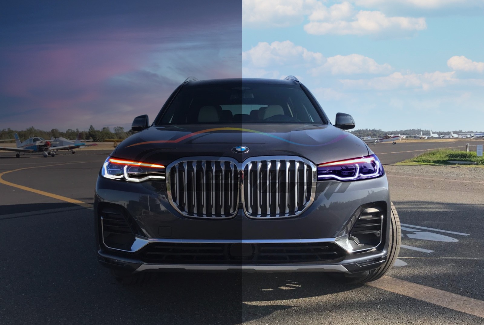 Paint Protection PPF UV Clear To Smoke Purple Headlight Taillight Fog Tint Film