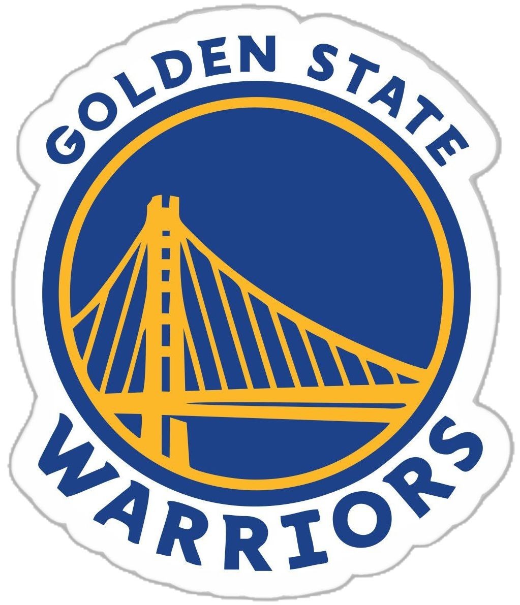 Warriors Basketball Sticker | Blue Gold Vinyl Waterproof Car Laptop Sticker