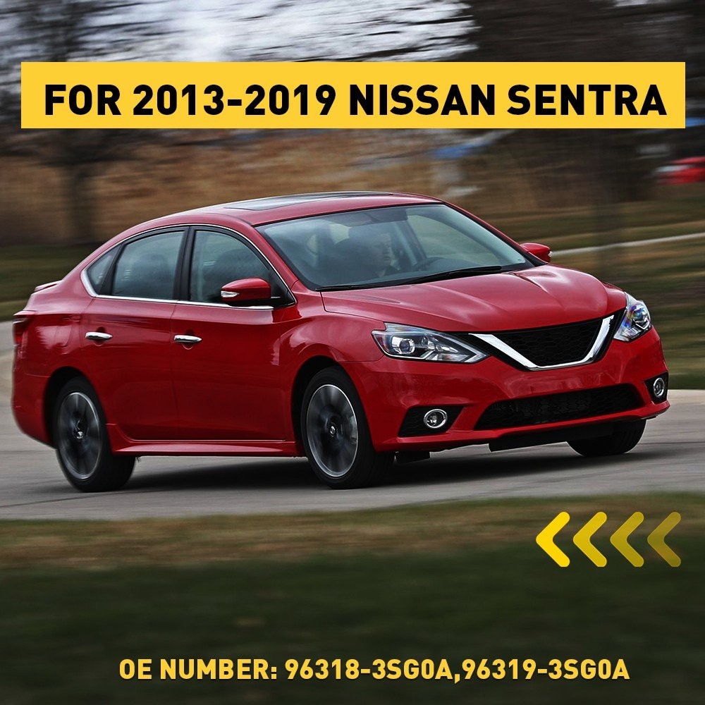 Front Right Left Side Fender Trim/Mirror Finisher For Nissan Sentra 13-19 B