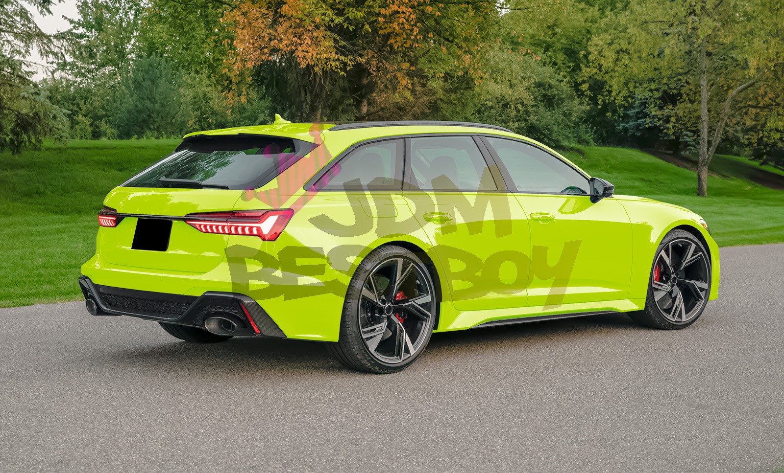 2FTx5FT PPF Paint Protection Film Gloss Apple Green Invisible Scratches Shield