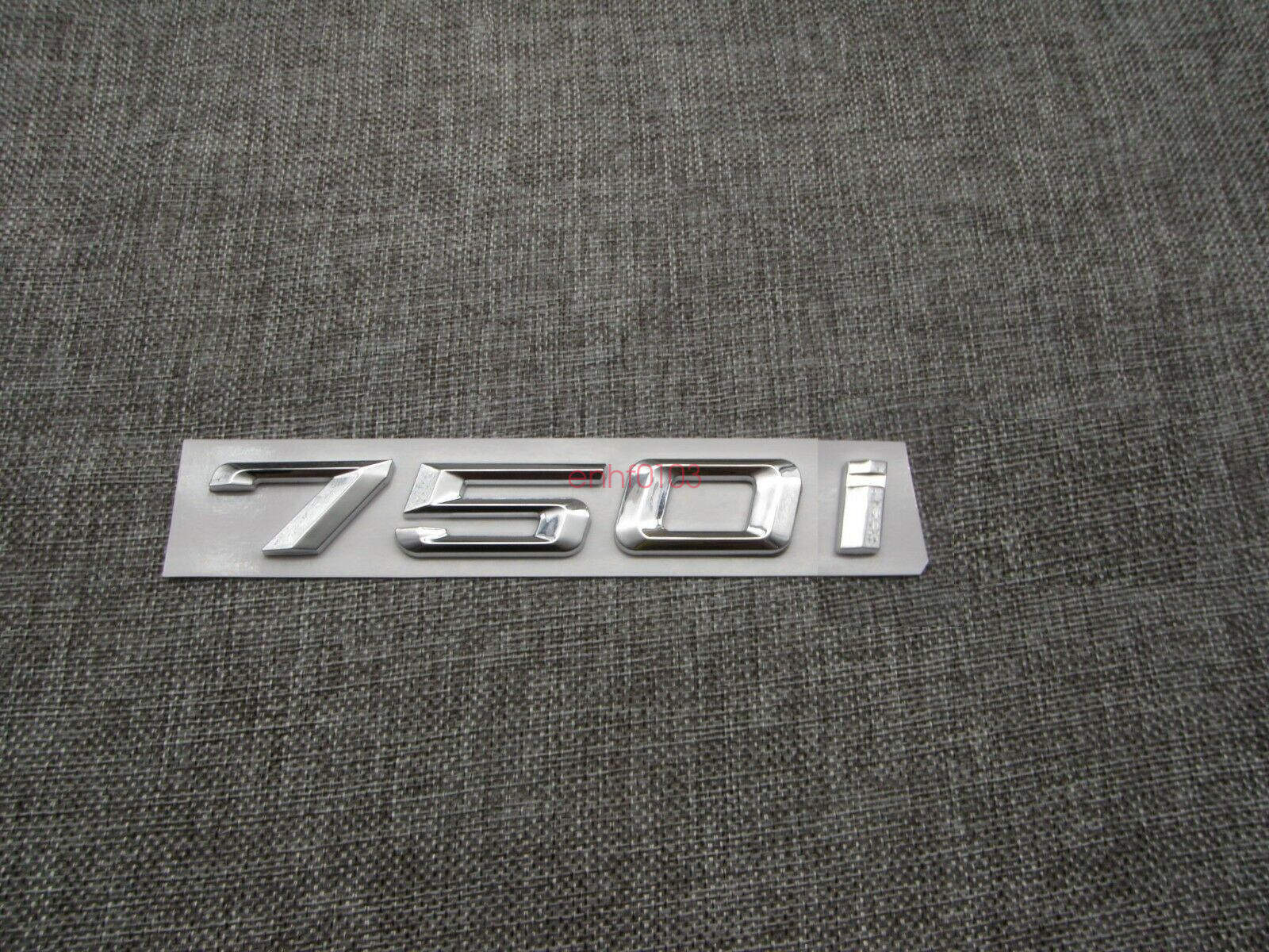 Chrome Number Trunk Rear Letters Word Badge Emblem Sticker for BMW 7 Series 750i