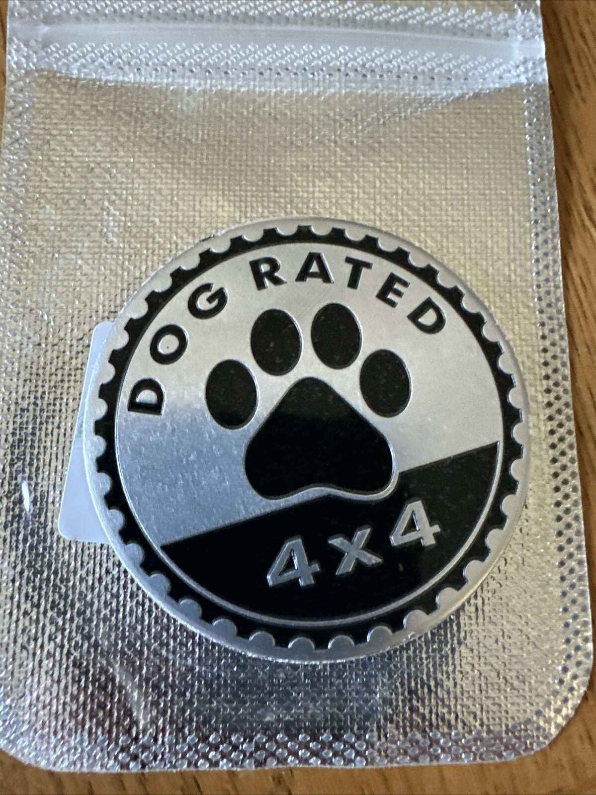 Black Dogs Badge Rated Car Emblem, 4 x 4 Metal Automotive Badge, 3D Metal…