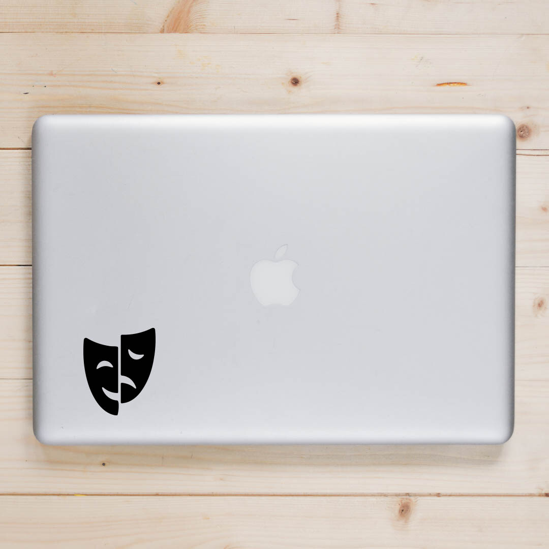 Drama class|Acting|Vinyl Sticker|Decal for Window|Laptop|Car