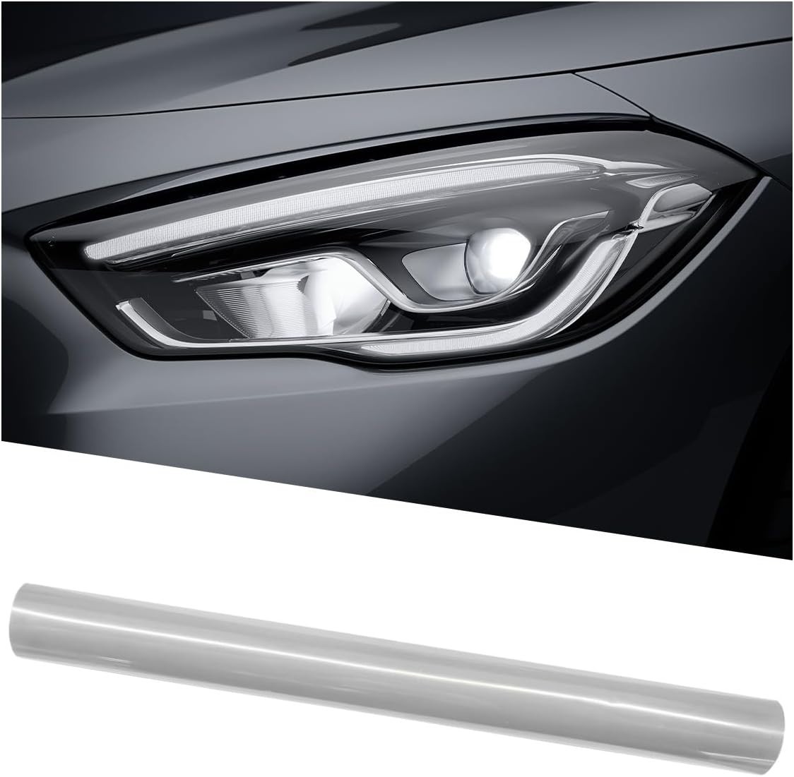 47” x 12” Fade-Resistant Car Tint Film – Easy Install for Lighting Accessories