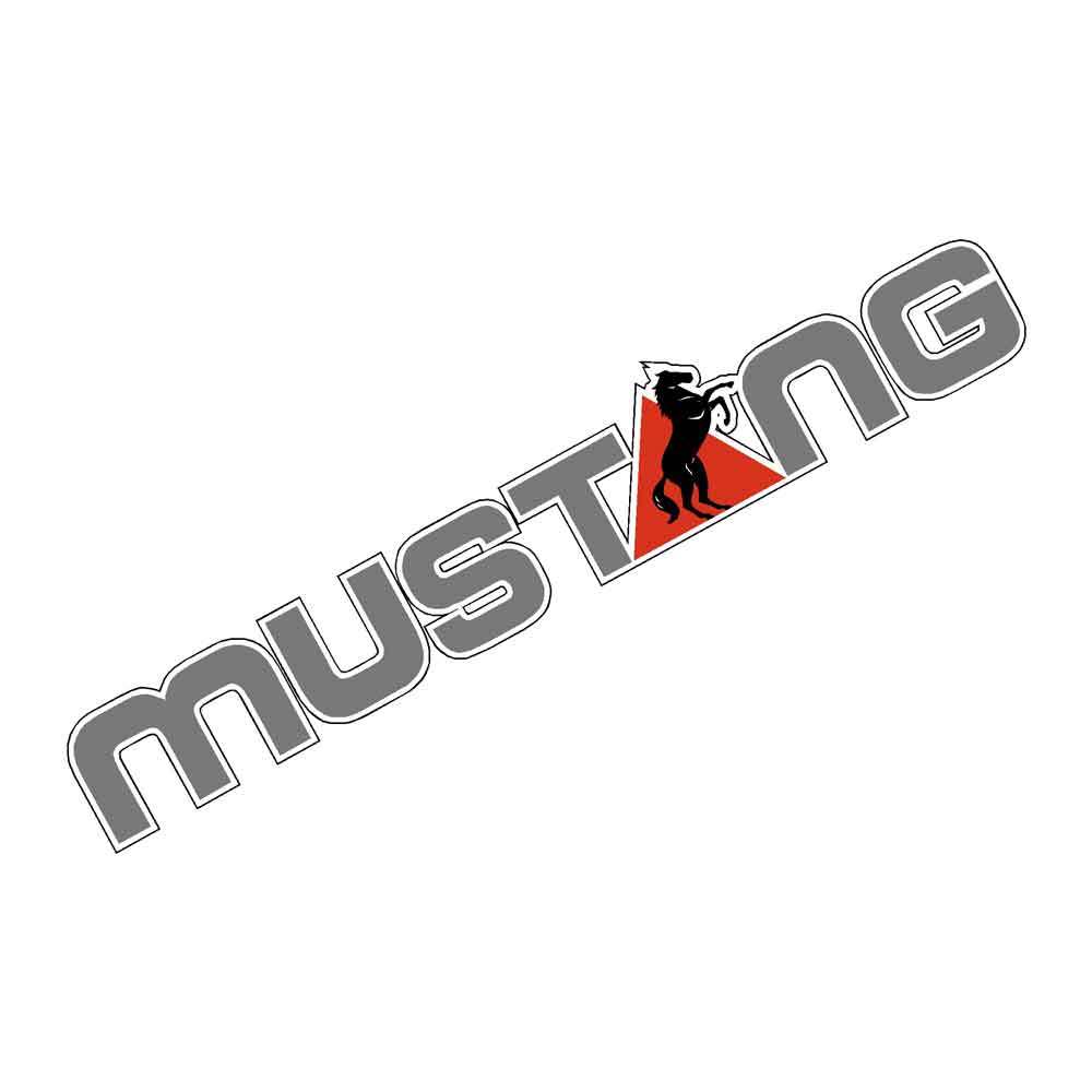Mustang Decal Sticker to fit Skid Steer Loader