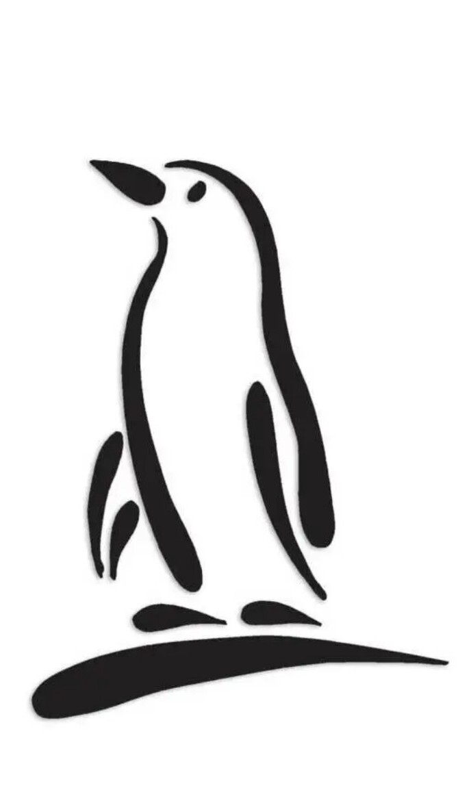 Penguin Funny Vinyl Decal Sticker you choose size and color