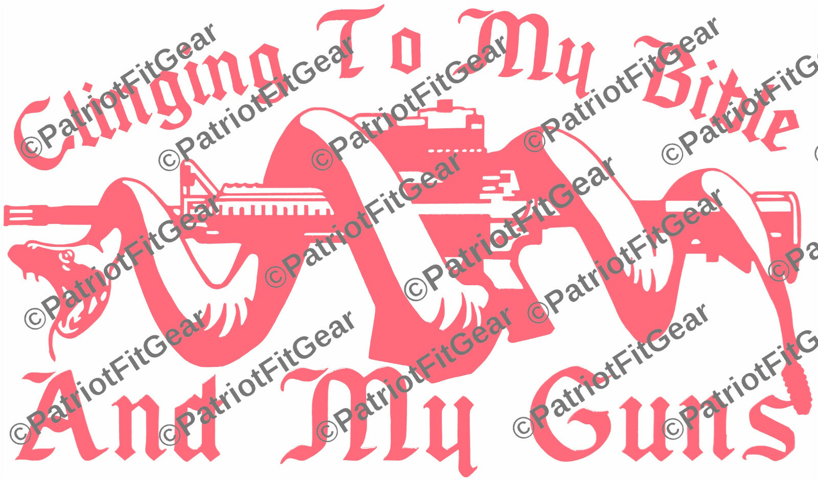 Molon Labe,Clinging To My Bibles And Guns,8″x4.5″,2A,Snake Coiled,Vinyl Decal