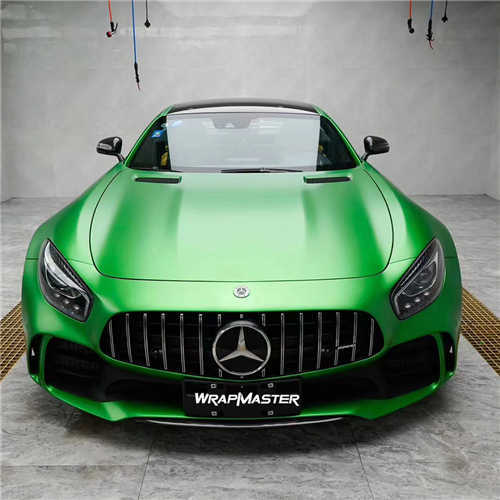 Premium Satin Matte Chrome Metallic Green Vinyl Film Wrap Sticker Bubble Free