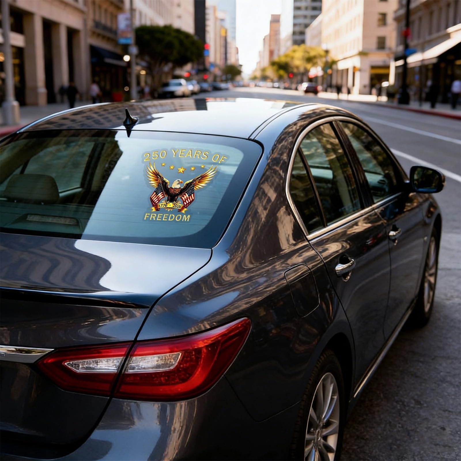 250th Anniversary of America Merchandise Car Window standard, Multicolor