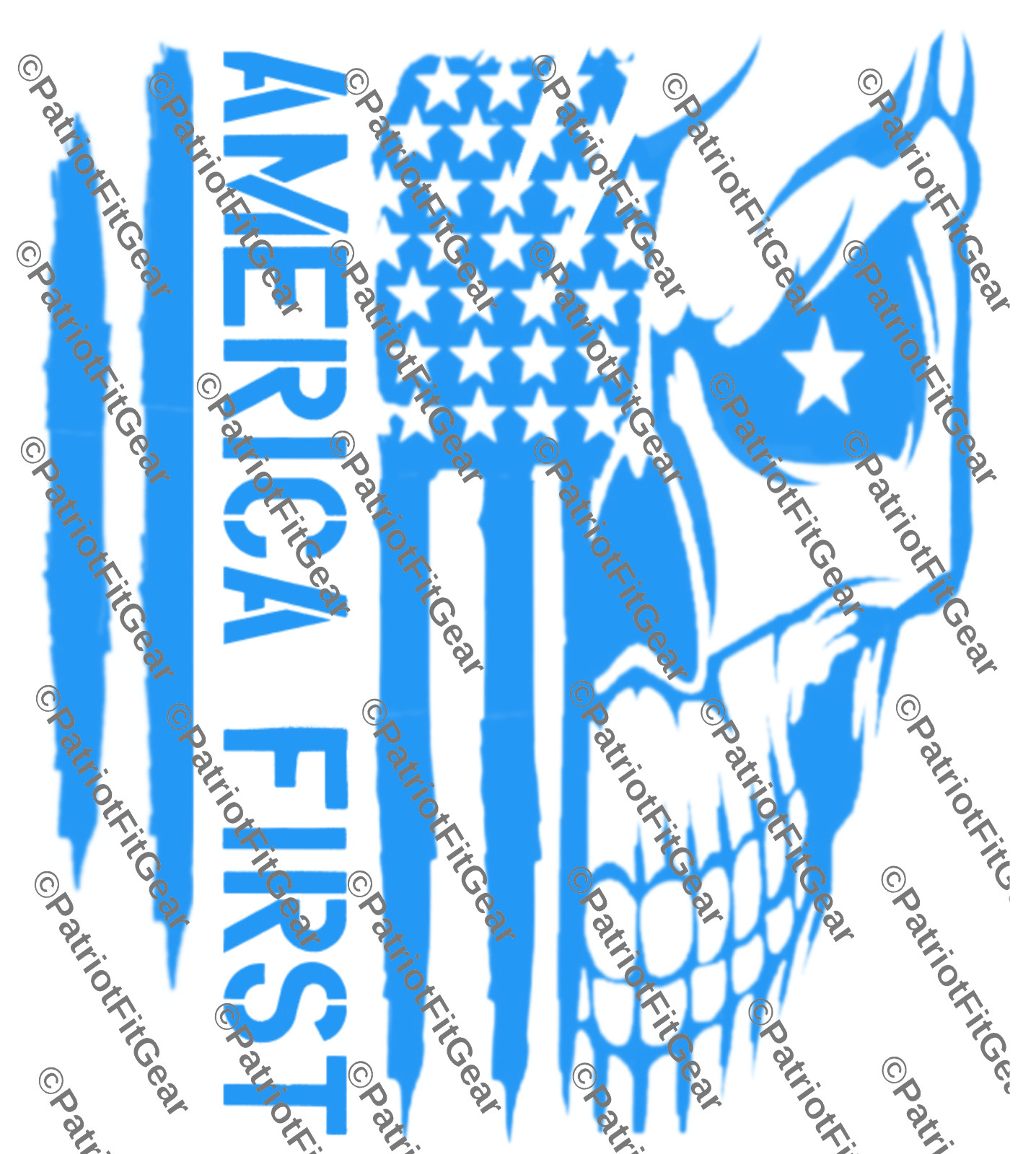 America First,Death Skull,Flag,We The People,MAGA,Liberty,Custom Vinyl decal