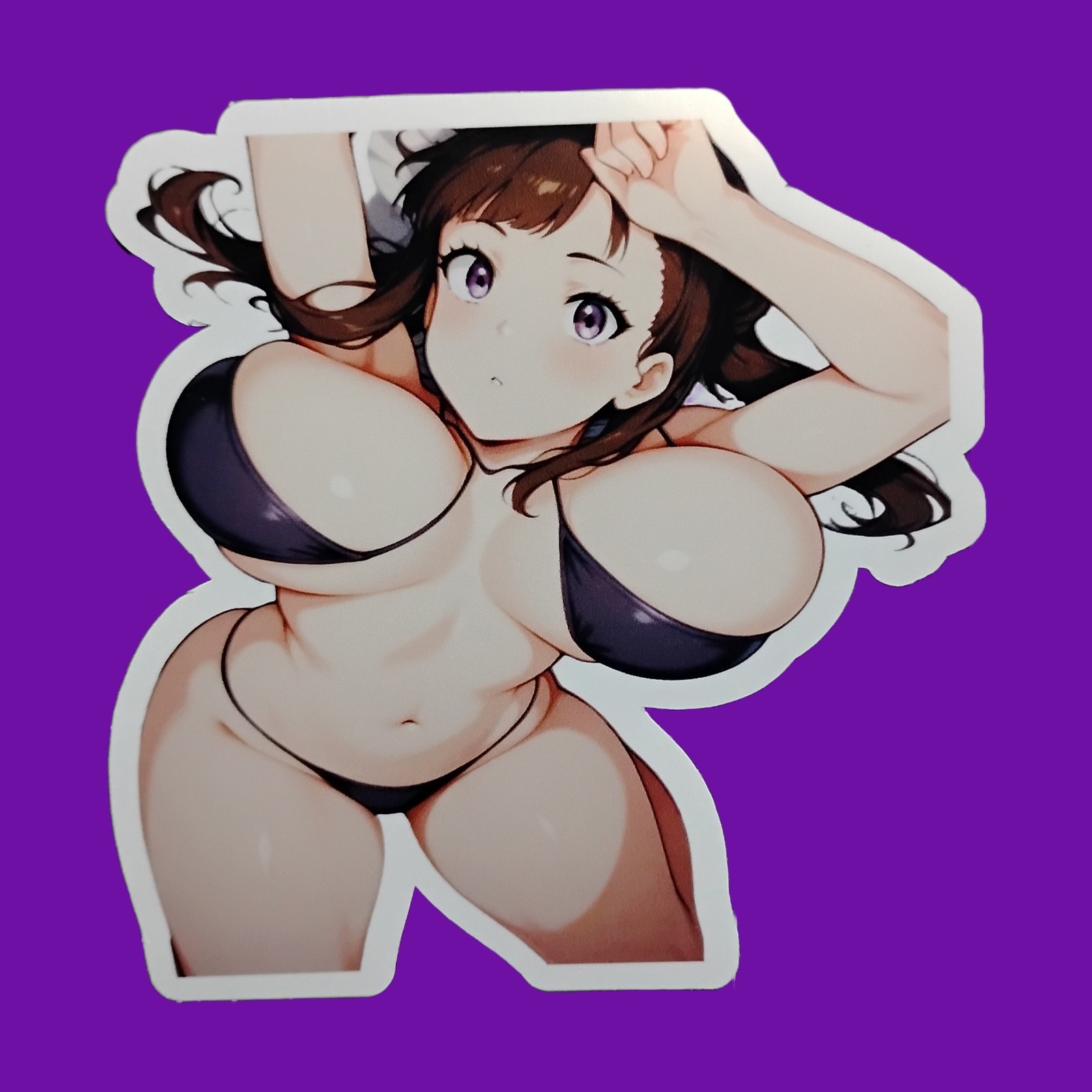 Anime Waifu Decal Sticker, Multiple Sizes Available
