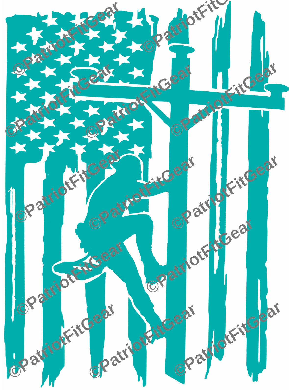 Lineman life,Line Work,Lineman,Got Power Thank A Lineman,Flag,Vinyl Decal
