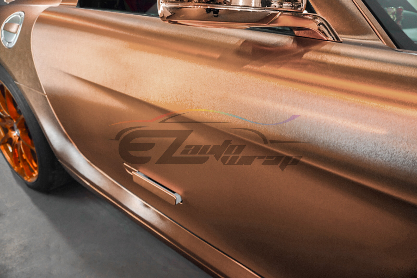 Chrome Aluminum Rose Gold Copper Vinyl Wrap Sticker Decal Sheet Film Air Release