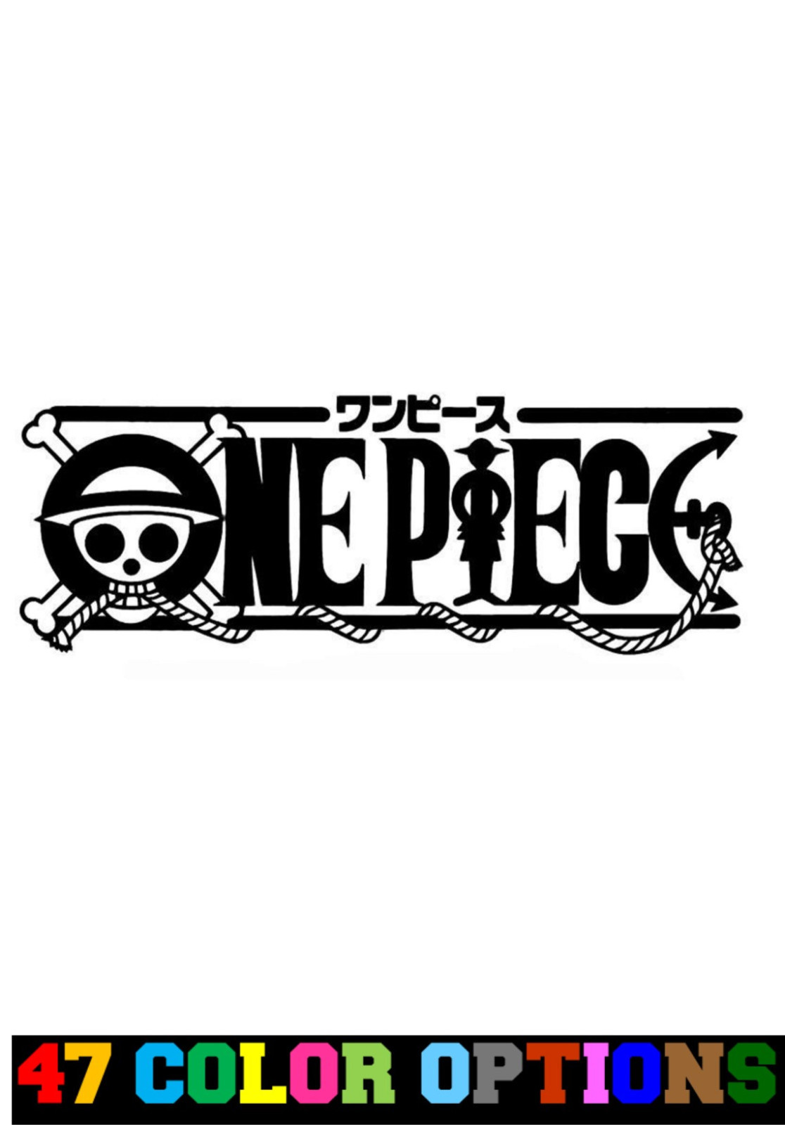 Decal Vinyl Truck Car Sticker – Anime One Piece Logo