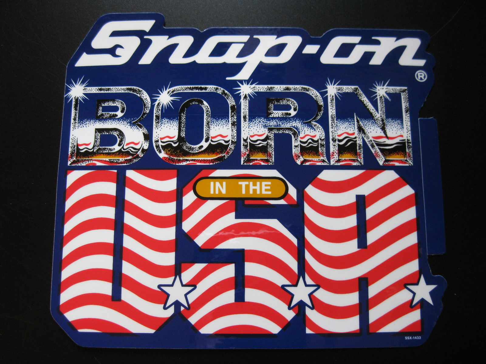 USA Snap-on Snap on Tools Tool Box Vintage Sticker Racing Decal Garage Retro