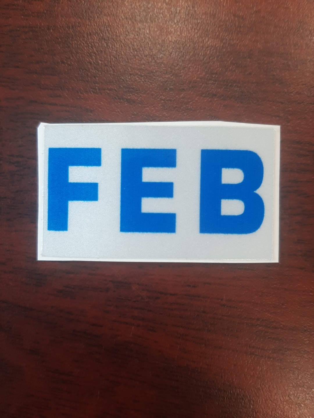 California License Plate Dmv Month Tag Sticker. (BLUE)
