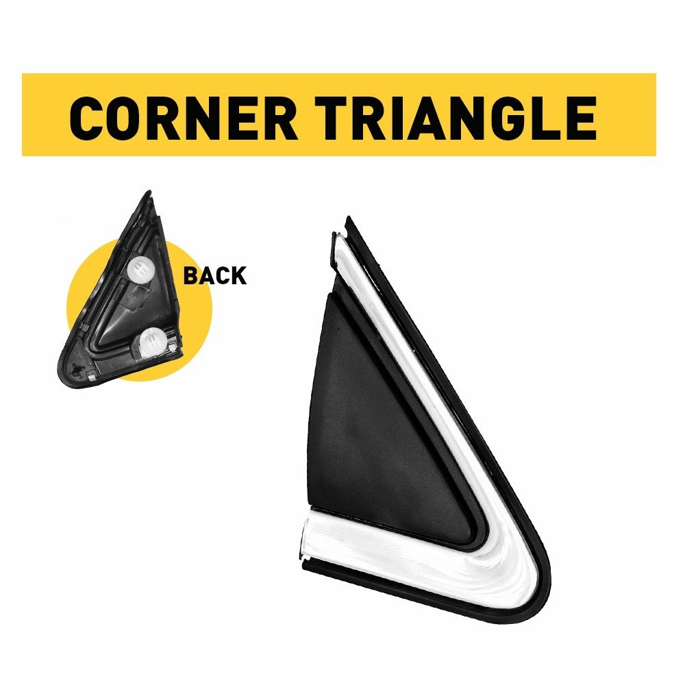 For 13-19 Nissan Sentra 96318-3SG0A Front Right Fender Trim /Mirror Finisher E