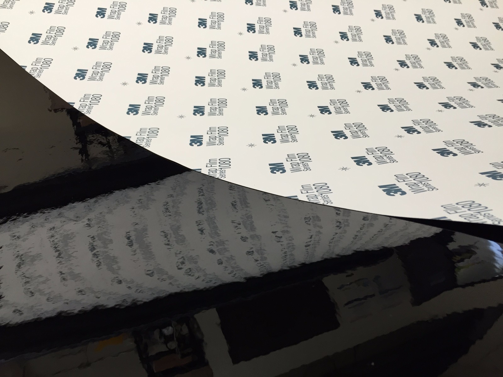 3M 2080 Gloss Black 4FT x 5FT G12 Vinyl Car Auto Vehicle Wrap Film Decal Roll