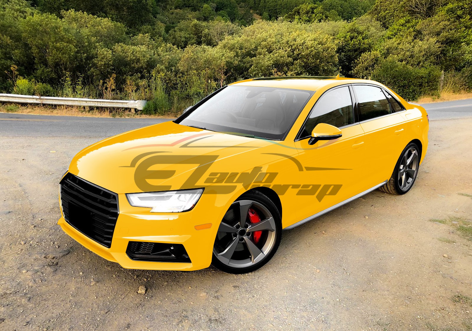 Color PPF Paint Protection Film Gloss Sunflower Yellow Car Paint Scratch Shield
