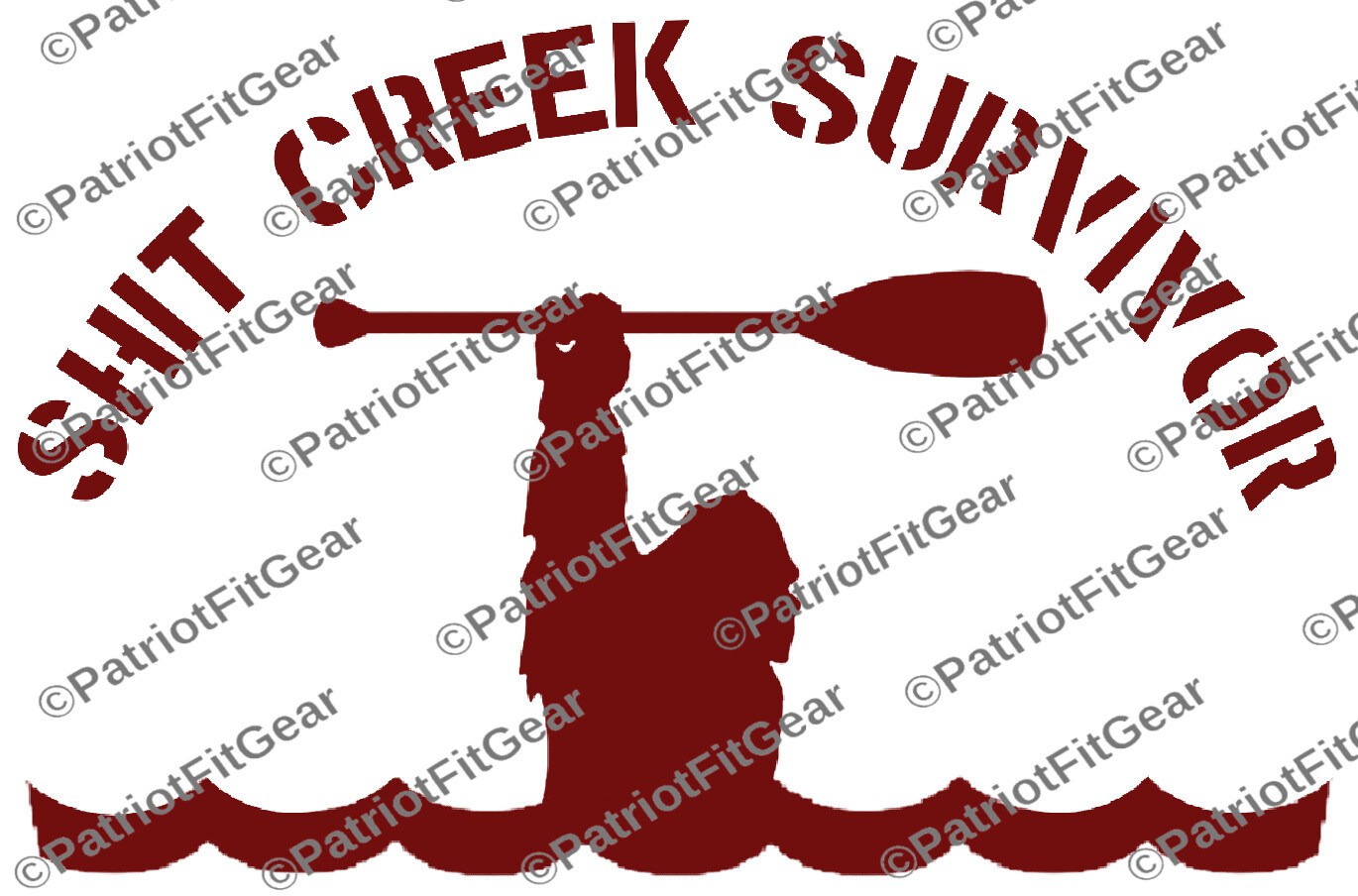 Bigfoot,Sh*t Creek Survivor,Kayaking,Canoeing,Camping,Hiking,Custom Vinyl Decal