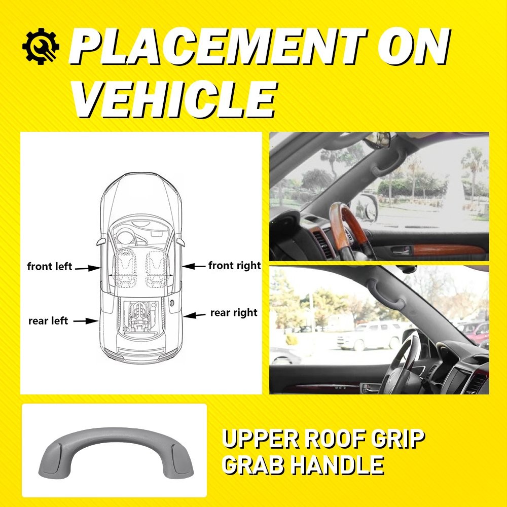 Front Passenger Driver Side Roof Grip Grab Handle For 03-09 4Runner GX470 2-6X