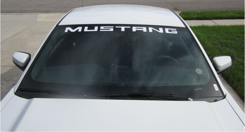 Ford Mustang Windshield Banner -94-98, 99-04, 05-09, 10-14 Window decal