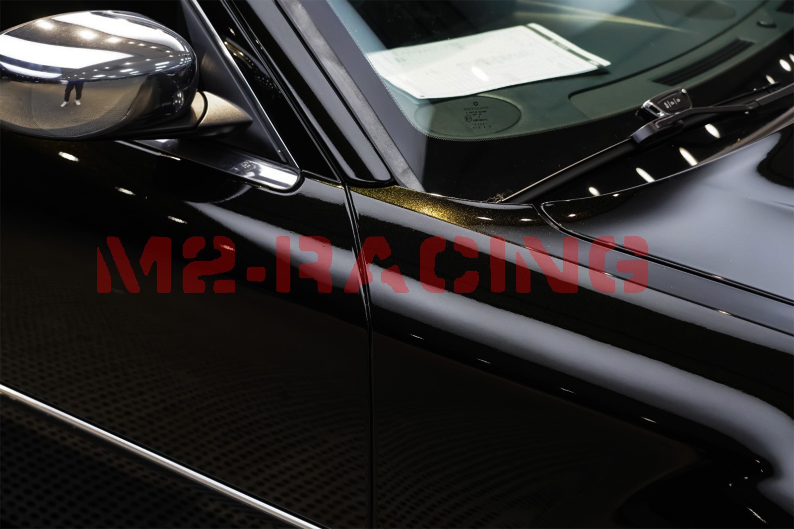 1FTx5FT PPF Paint Protection Film Gloss Black Gold Metallic Scratches Shield