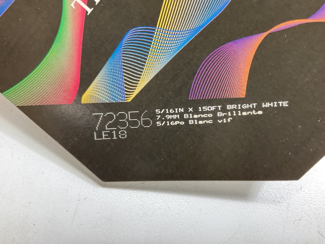 3M 72356 Pinstripe Striping Tape – 5/16″ X 150′ Feet Long Bright White