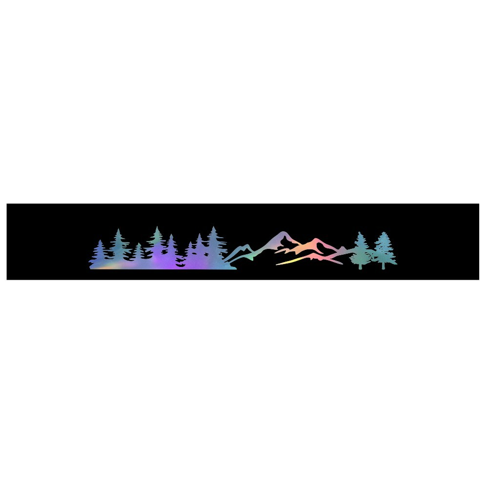 Front Windshield Decal Car Sticker Banner Laser Graphics Window Sun Visor Strip