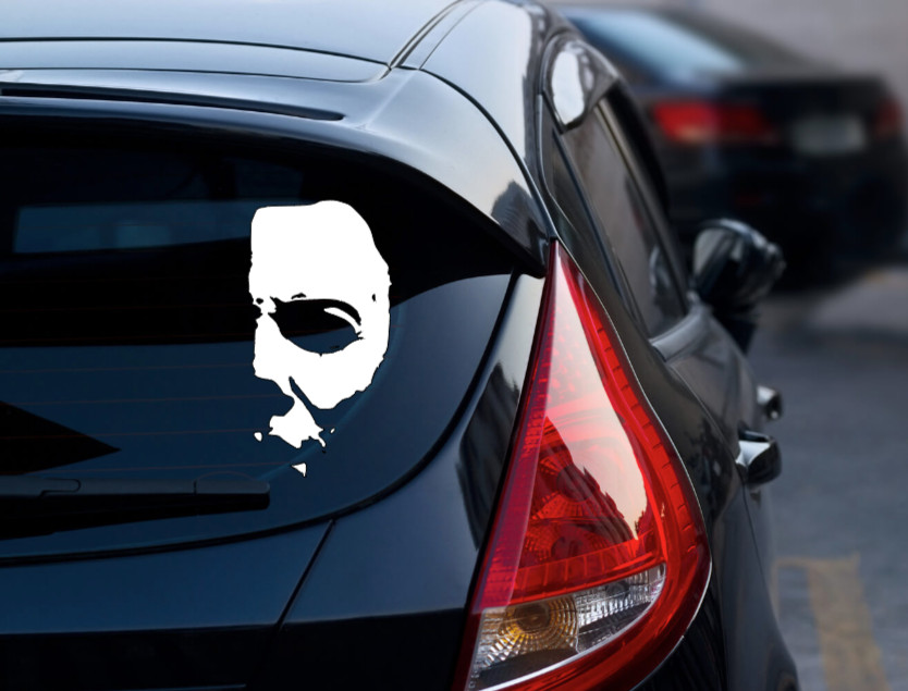 Michael Myers Decal Sticker Window Truck Van Car Halloween Vinyl