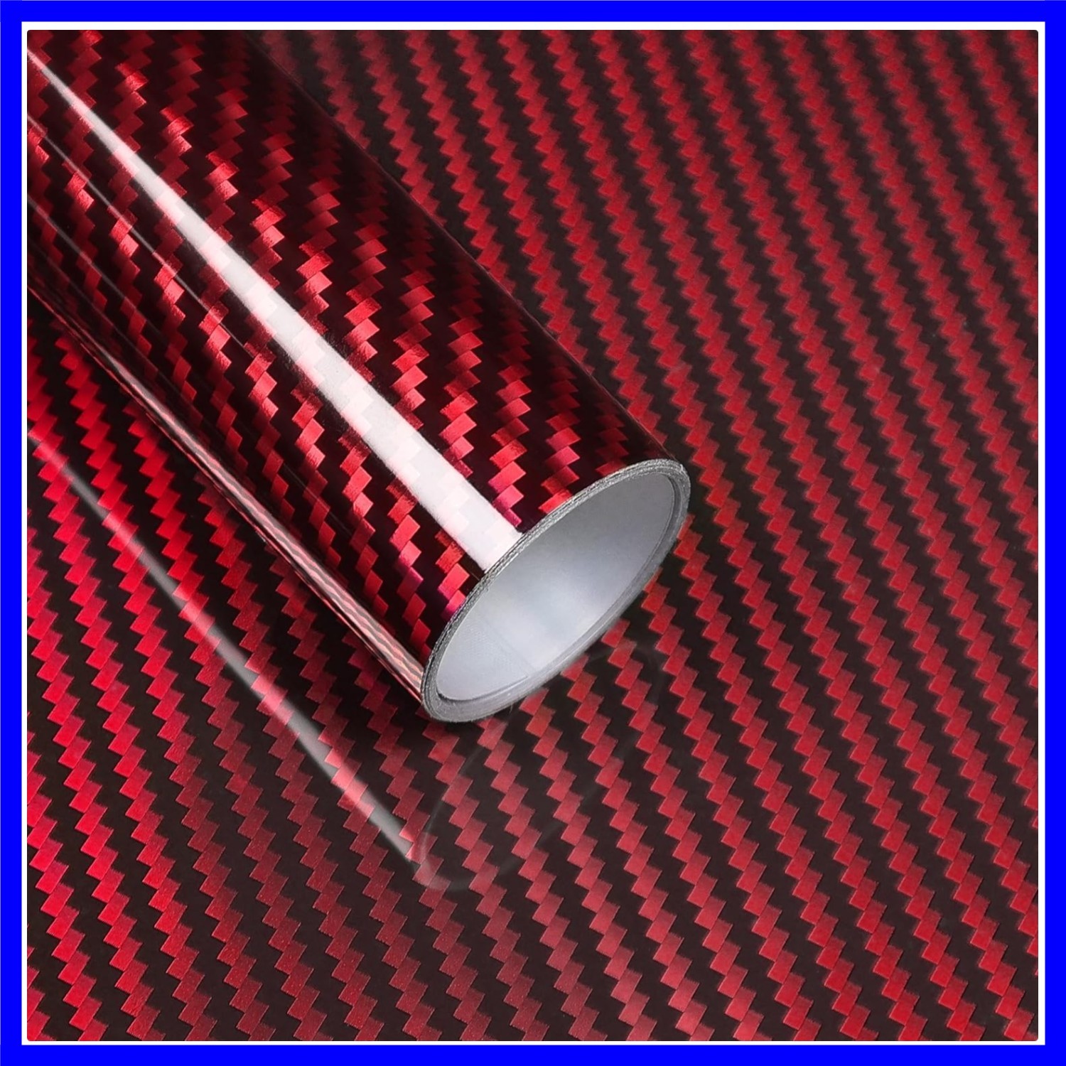 Carbon Fiber Vinyl Wrap, High Gloss Car Wrap Vinyl Roll with Air Release Tech…