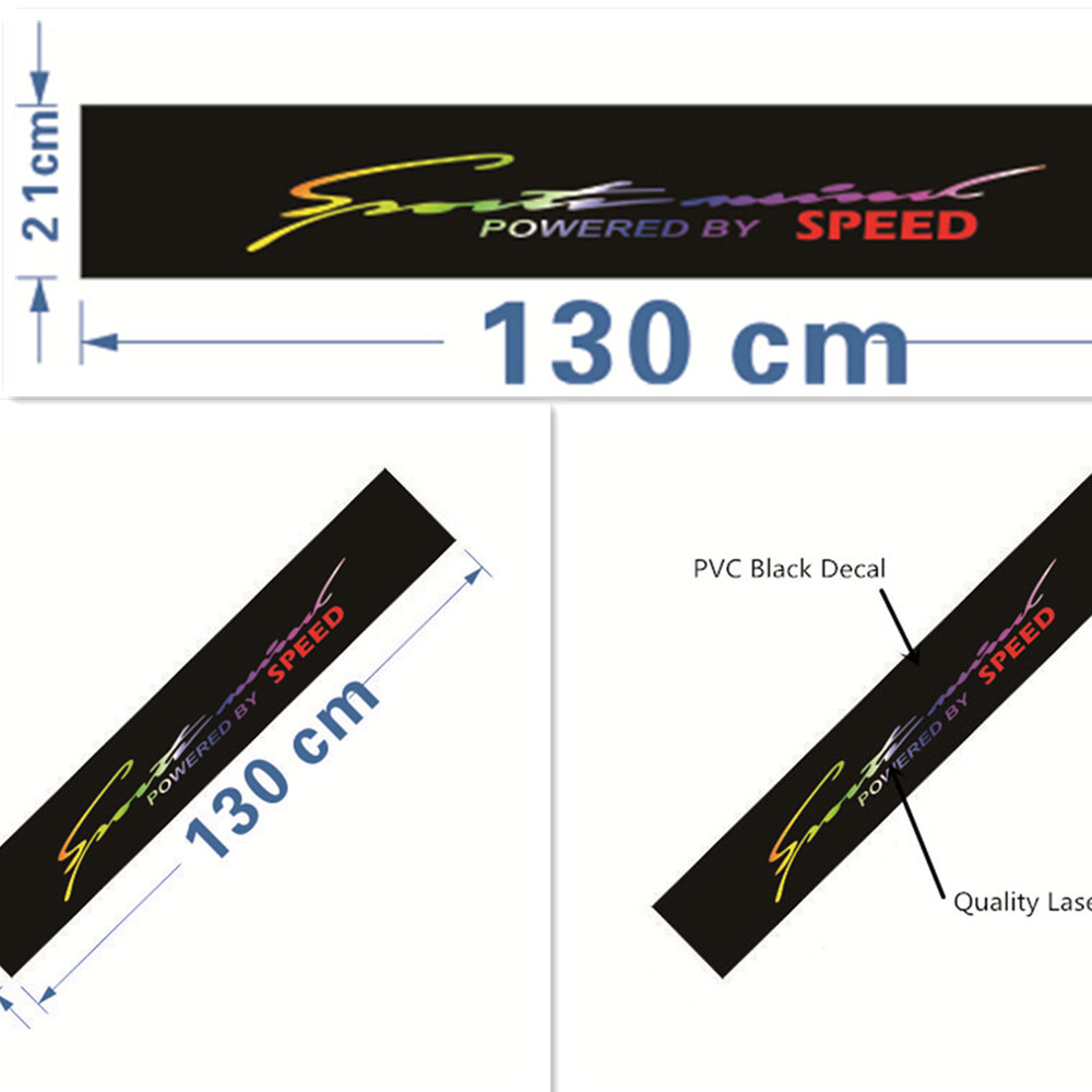 Fit For Toyota Corolla Car Sticker Laser Colorful Decal DIY Window Decorative