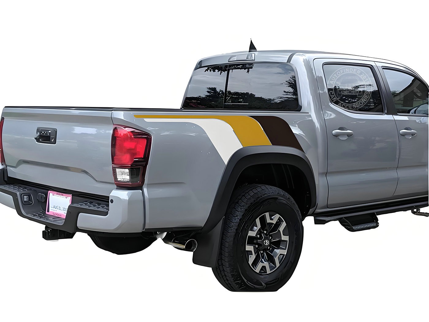 Pickup Trunk Stripe Graphics Decal For Toyota Tacoma Bed Box Side Sticker Vinyl