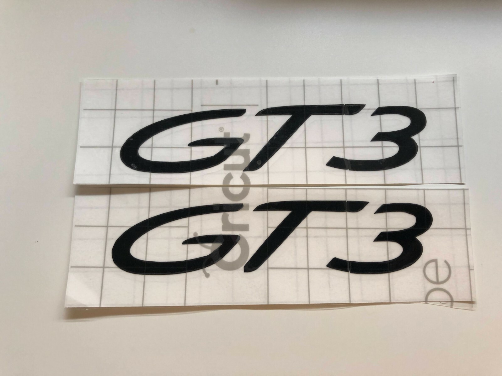 2x GT3 Vinyl Sticker Decal 4″ 6″ 8″ 12″ 16″ 20″ 23″