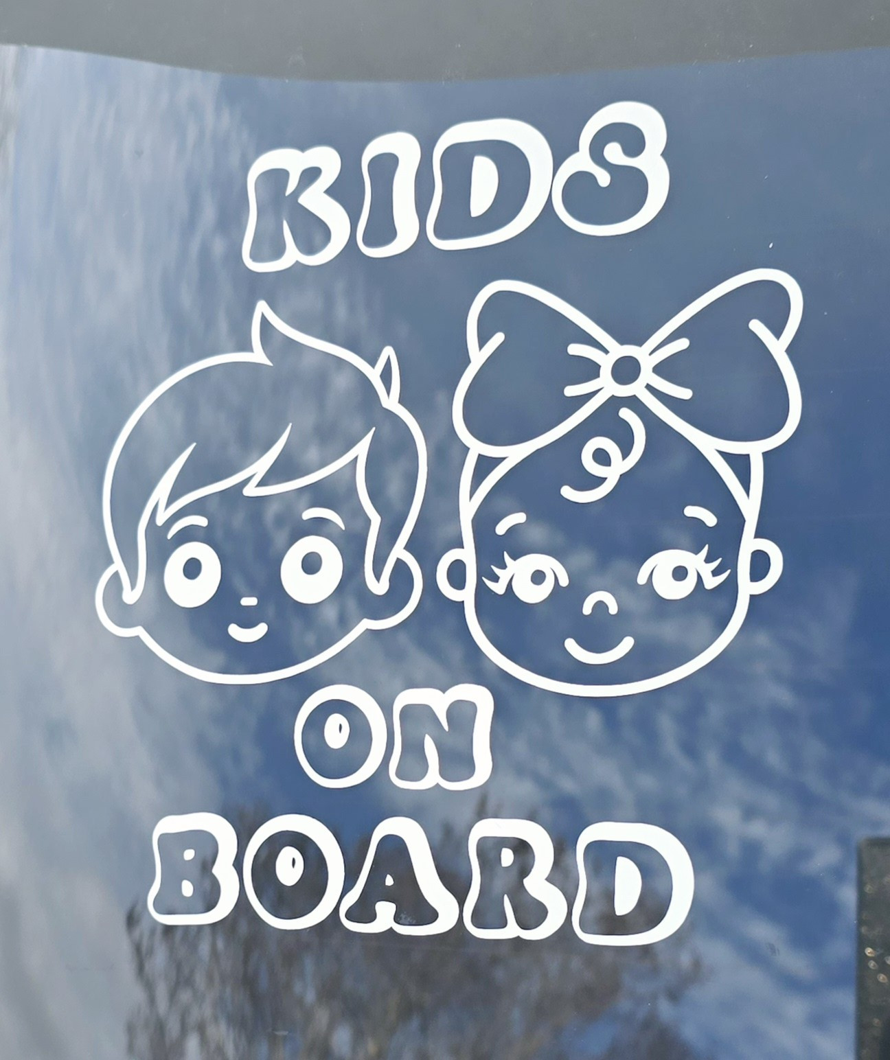 Kids On Board Car Decal