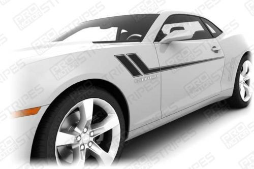 Chevrolet Camaro Hash Track Side Accent Stripes Decals 2014 2015 Pro Motor