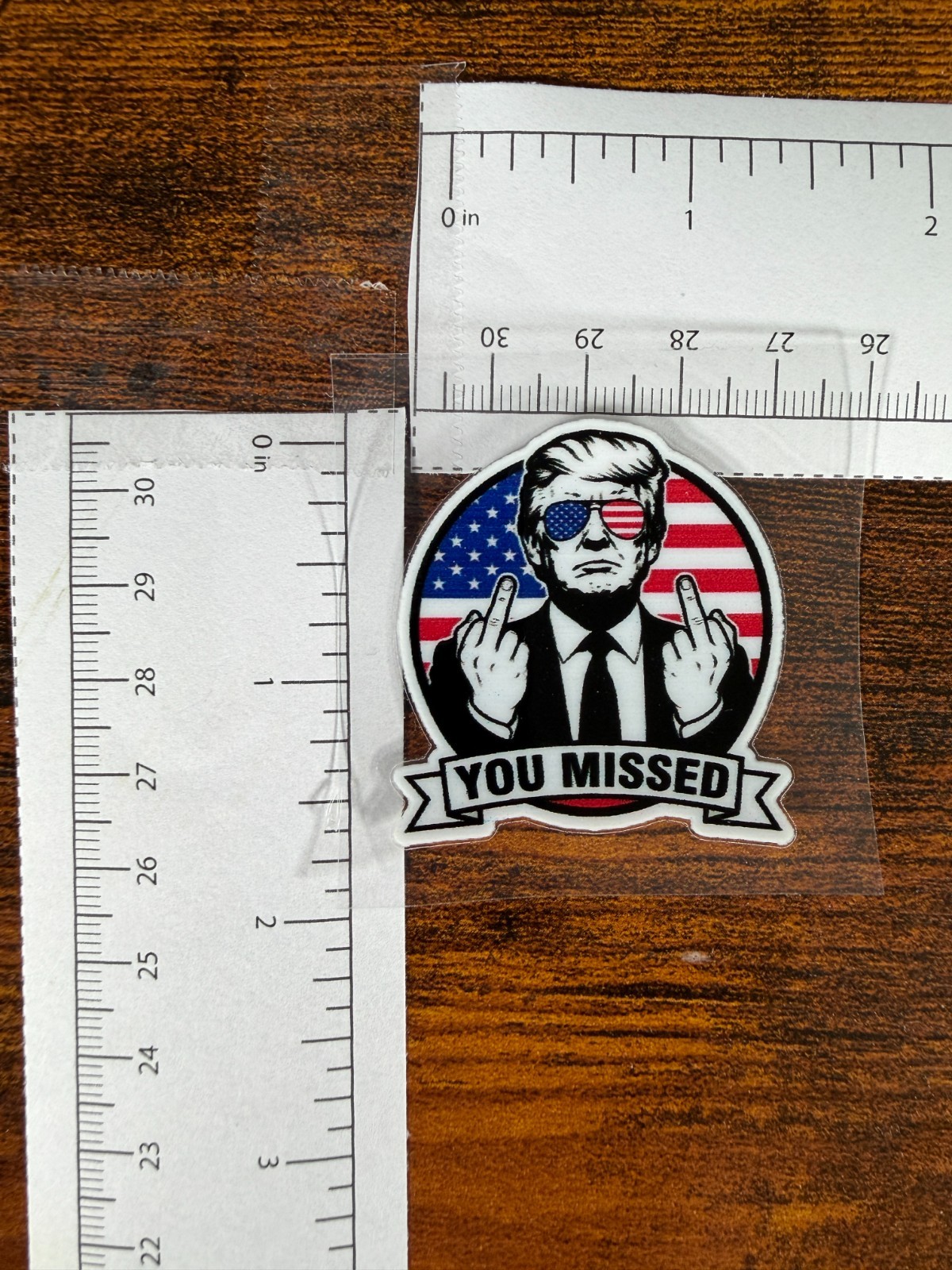 You Missed (small) decal sticker