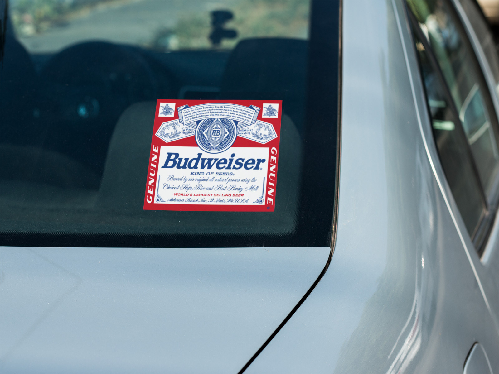 Budweiser Beer Vinyl Decal Large Laptop Cell Phone Bumper Sticker Multiple Sizes