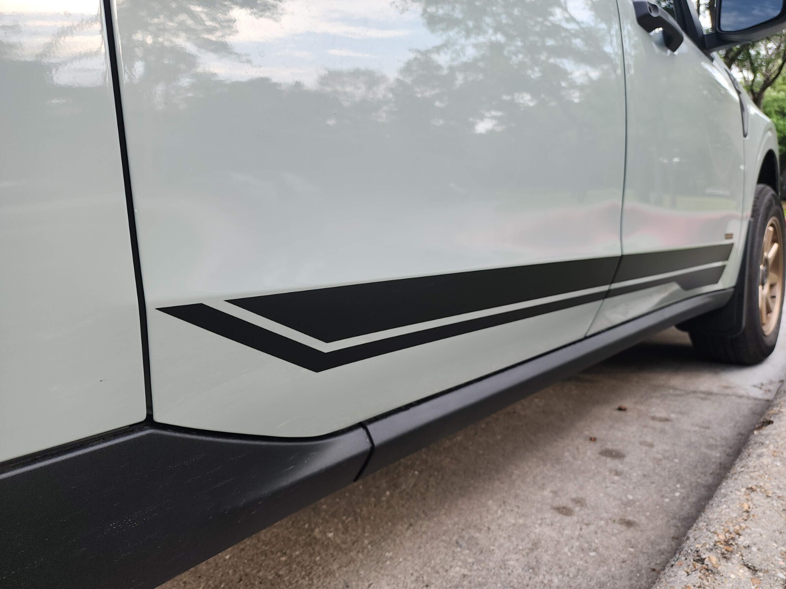 2022 2023 2024 FOR FORD MAVERICK Rocker Vinyl Graphic Decal MATTE BLACK.