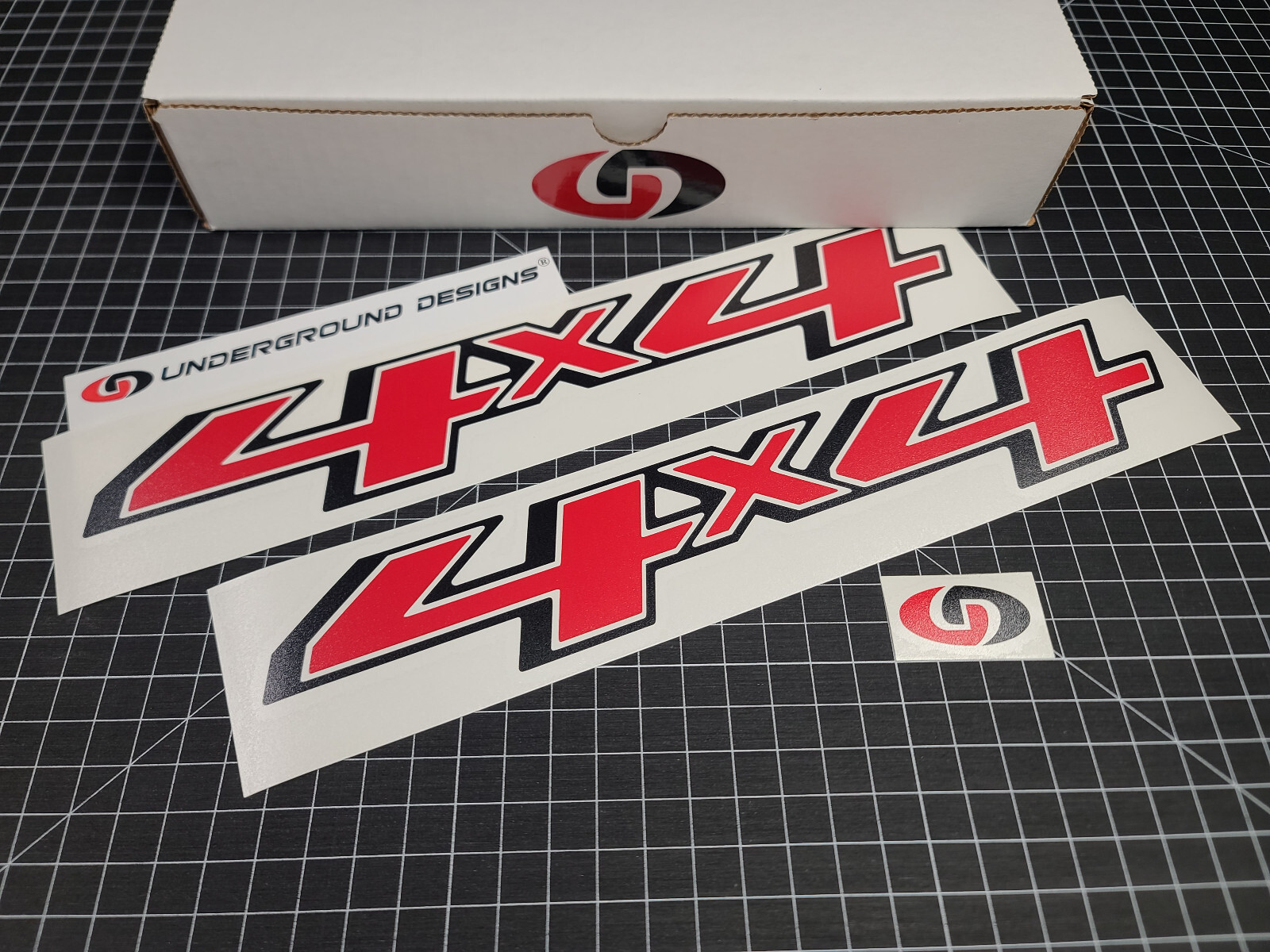 4×4 Decals (2pk) Off Road Truck Bedside Stickers For 2014+ Chevy Silverado 1500