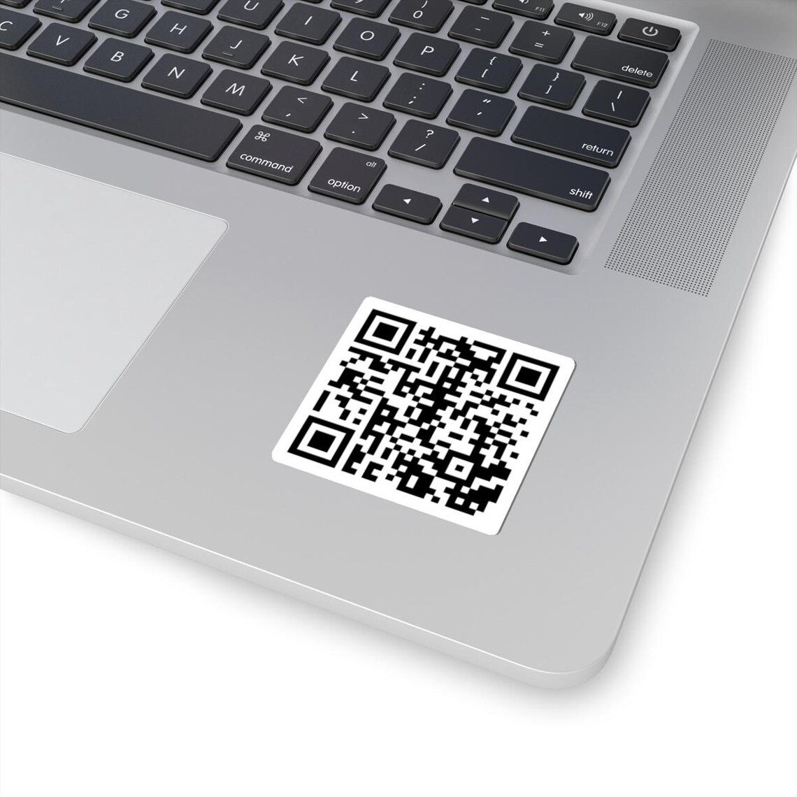 Rick Roll QR Code Sticker Decal Rolling Rolled Rickrolled Rickrolling