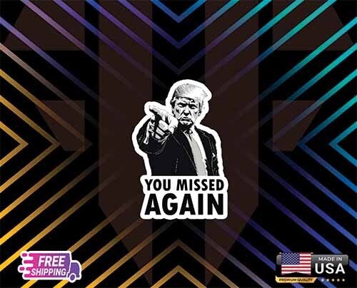 DONALD TRUMP MAGA VANCE 2024 USA STICKER DECAL LMNTED VINYL LAPTOP FREE GIFT