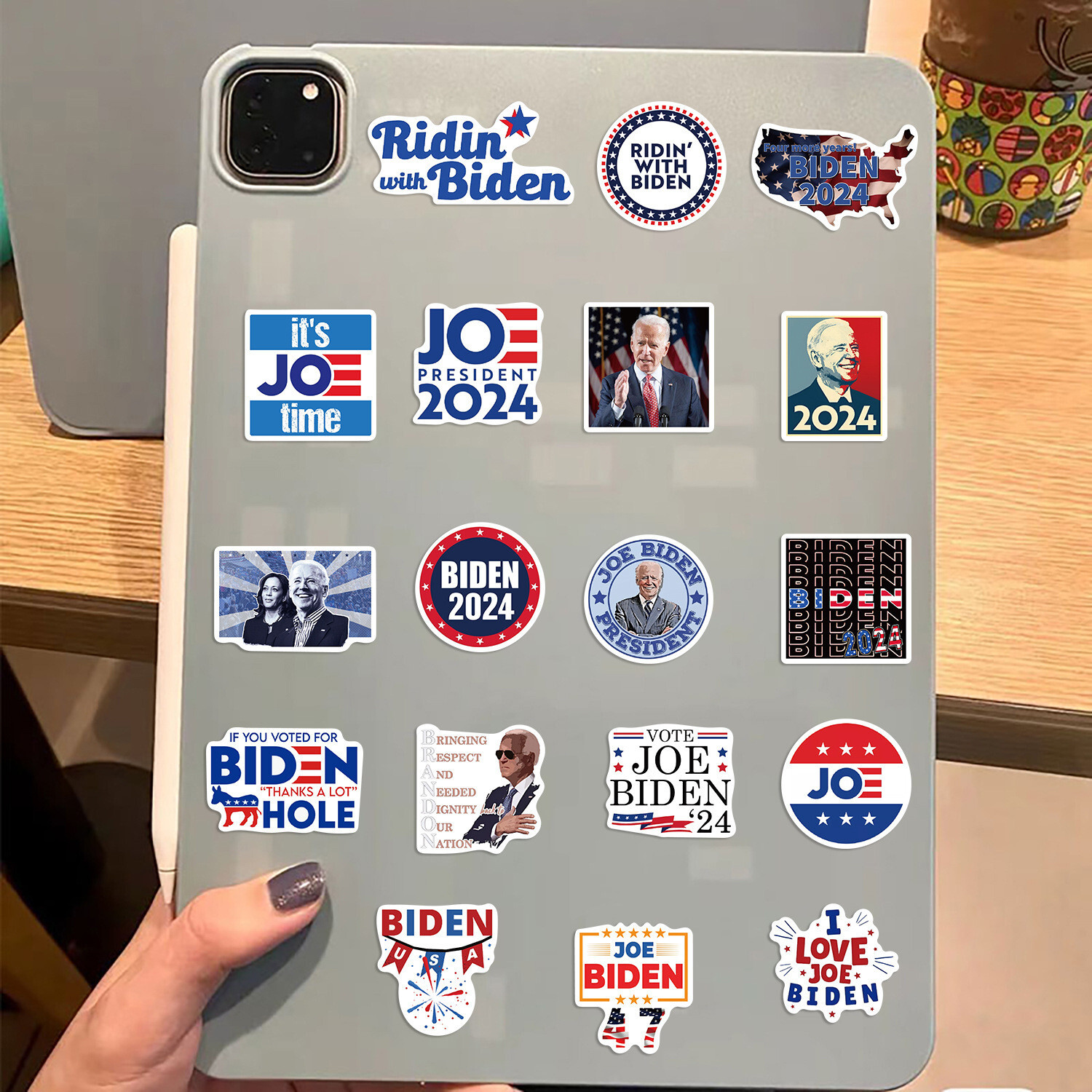 50 PCS Pack Joe Biden Stickers Decal 2024 President Election Campaign Supplies