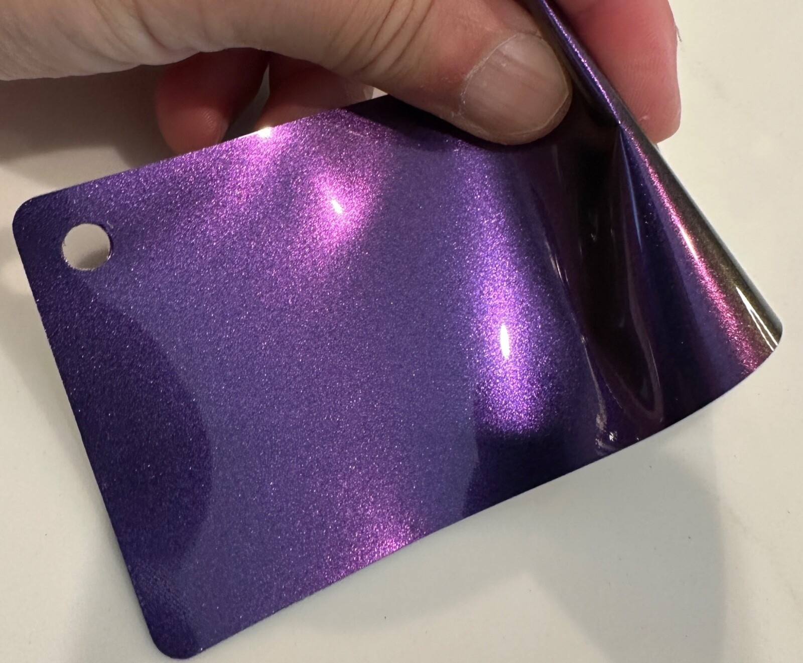 Tesla Cybertruck DIY Full Vinyl Wrap Color Change Ultra-Gloss Riptide Purple